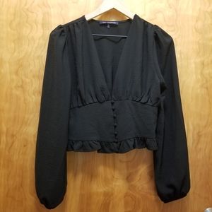 One Clothing Empire Waist Long Sleeve Top